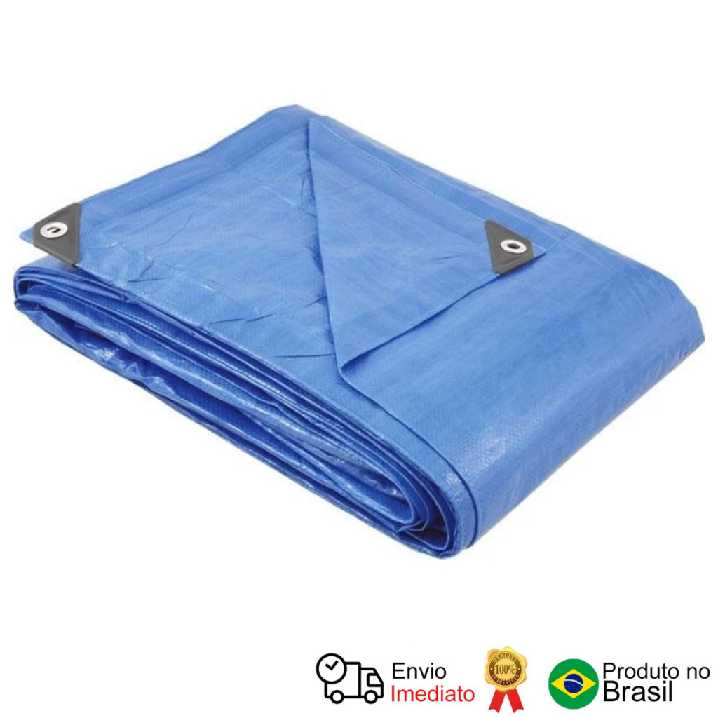 Lona De Polietileno Azul 3 M X 3 M Vonder em Oferta na Shopee