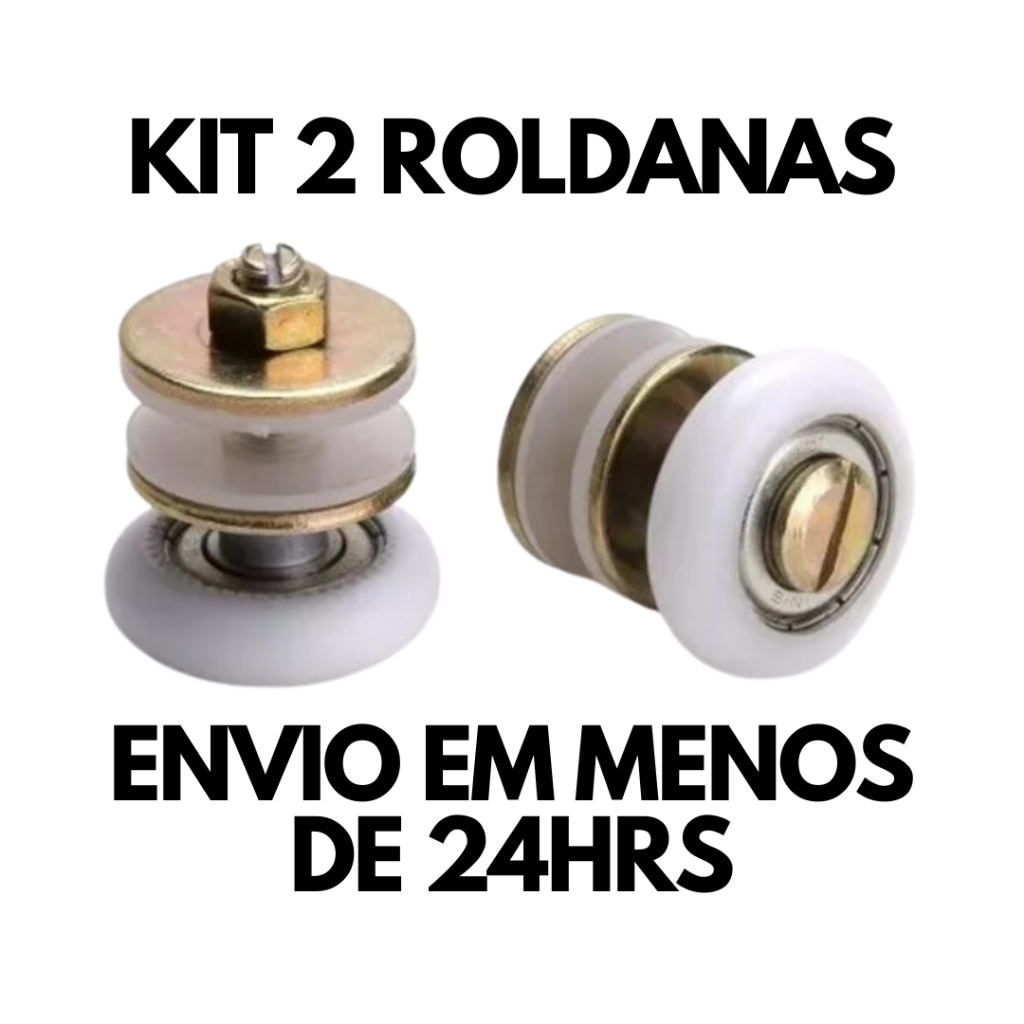 Kit 2 Roldanas Para Janela E Porta De Vidro 8 A 10mm Deslizamento Leve e Suave em Oferta na Shopee