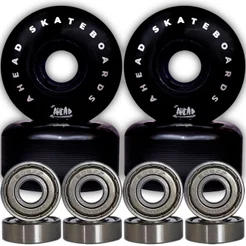 Roda de Skate Semi Profissional Bojuda Ahead Skateboard Com Rolamento 608ZZ Abec Brinde