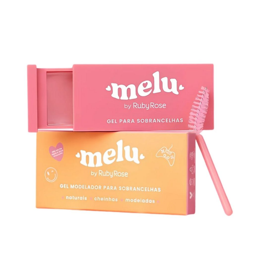 Gel Modelador Sobrancelhas Incolor Melu By Ruby Rose 10 g RRF518 em Oferta na Shopee