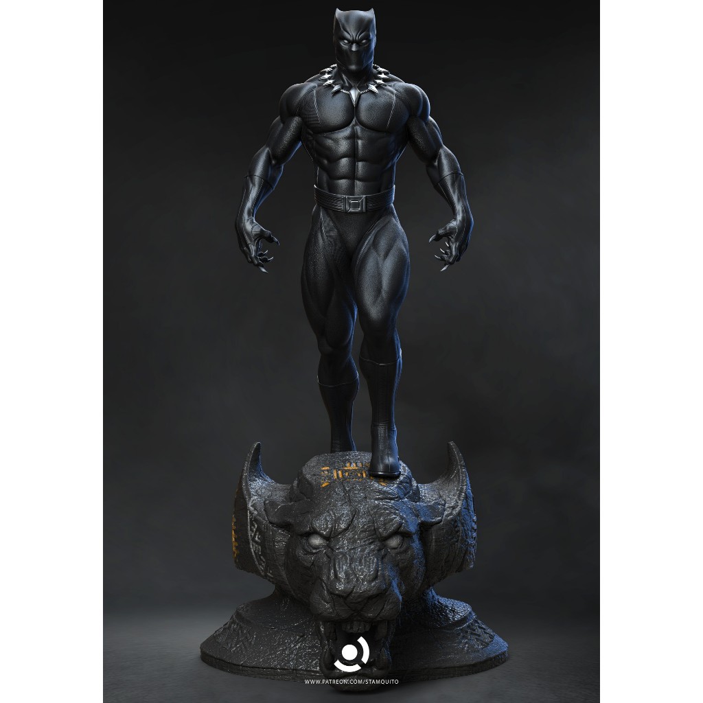 Action figure Pantera negra Wakanda Marvel 1/6 - boneco colecionável pantera negra wakanda