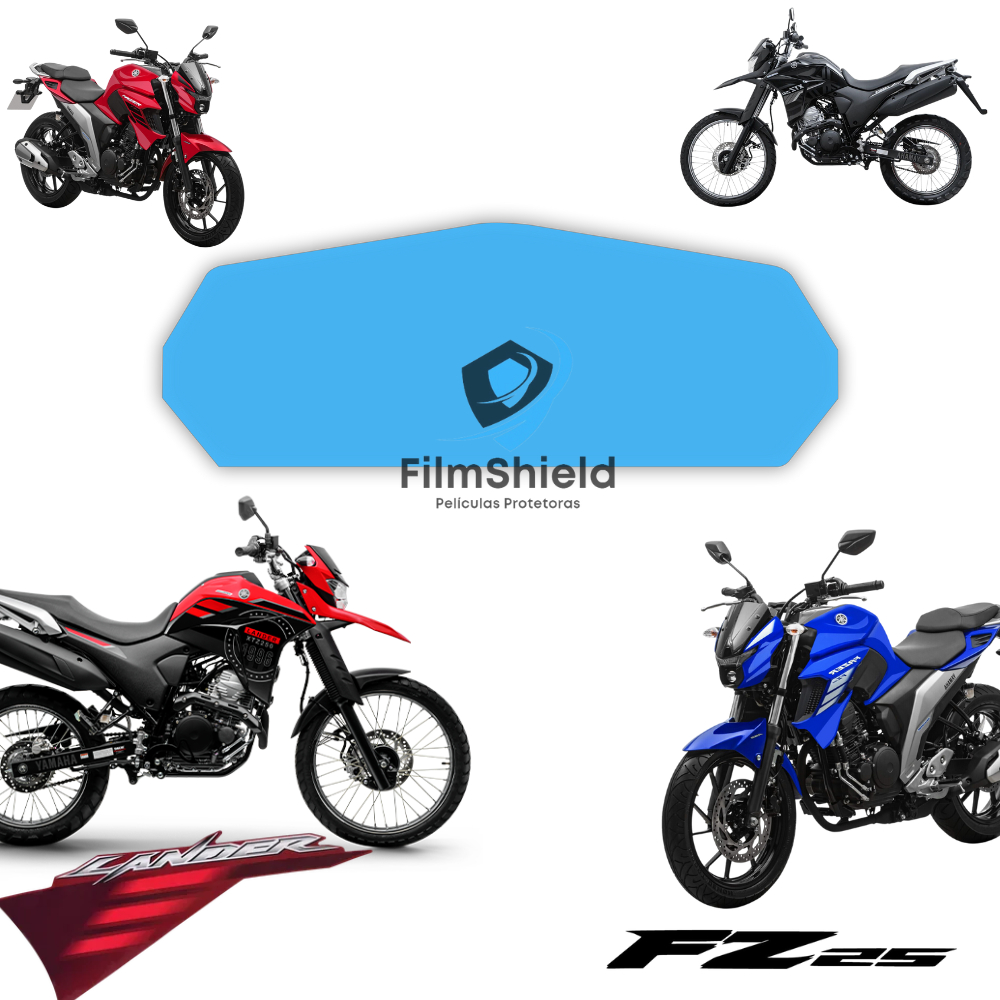 Película Protetor Painel Tela 9h+ Moto Fazer 250 Fz 25 ano 2018 em diante e Lander 2020 em diante em Oferta na Shopee