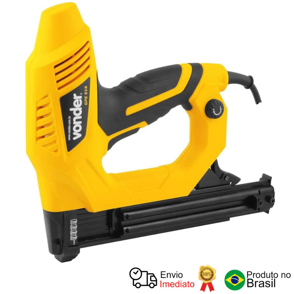Grampeador Pinador Elétrico Gpe 916 127 V Vonder em Oferta na Shopee