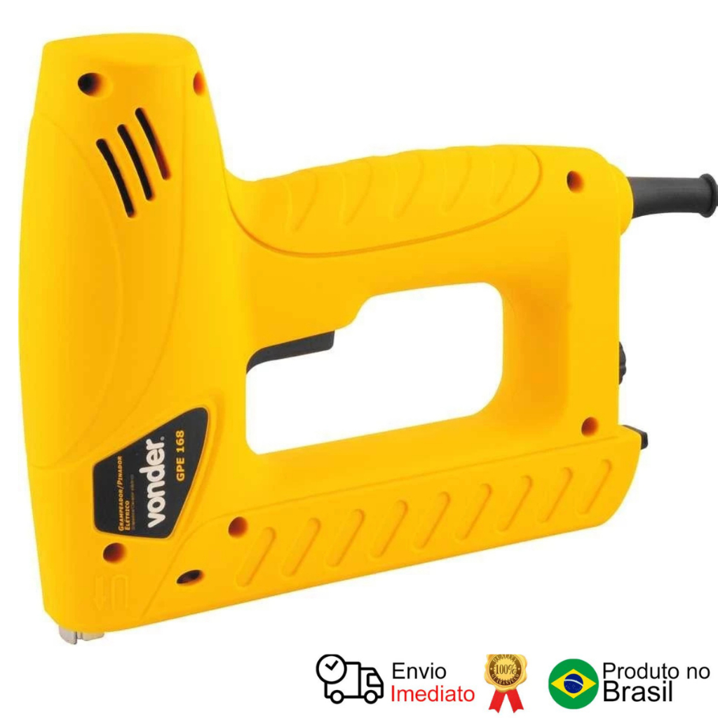 Grampeador Pinador Elétrico Gpe 168 127 V Vonder em Oferta na Shopee