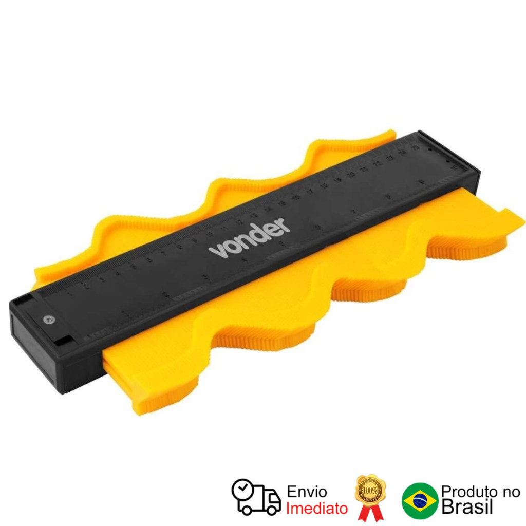Gabarito Copiador De Contornos 25 Cm Vonder em Oferta na Shopee