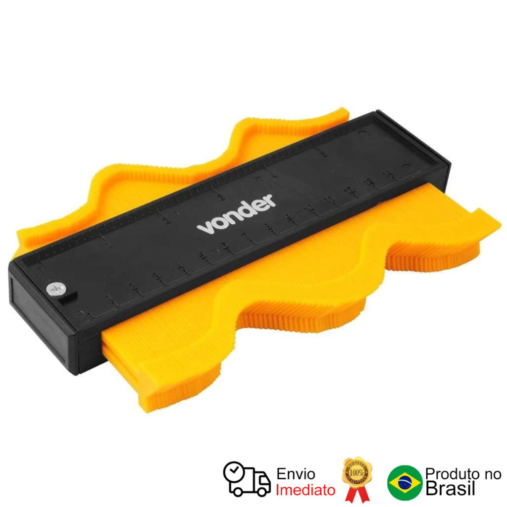 Gabarito Copiador De Contornos 14 Cm Vonder em Oferta na Shopee