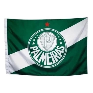 Bandeira Do Palmeiras Oficial Torcedor Estampada Um Lado 126x86cm