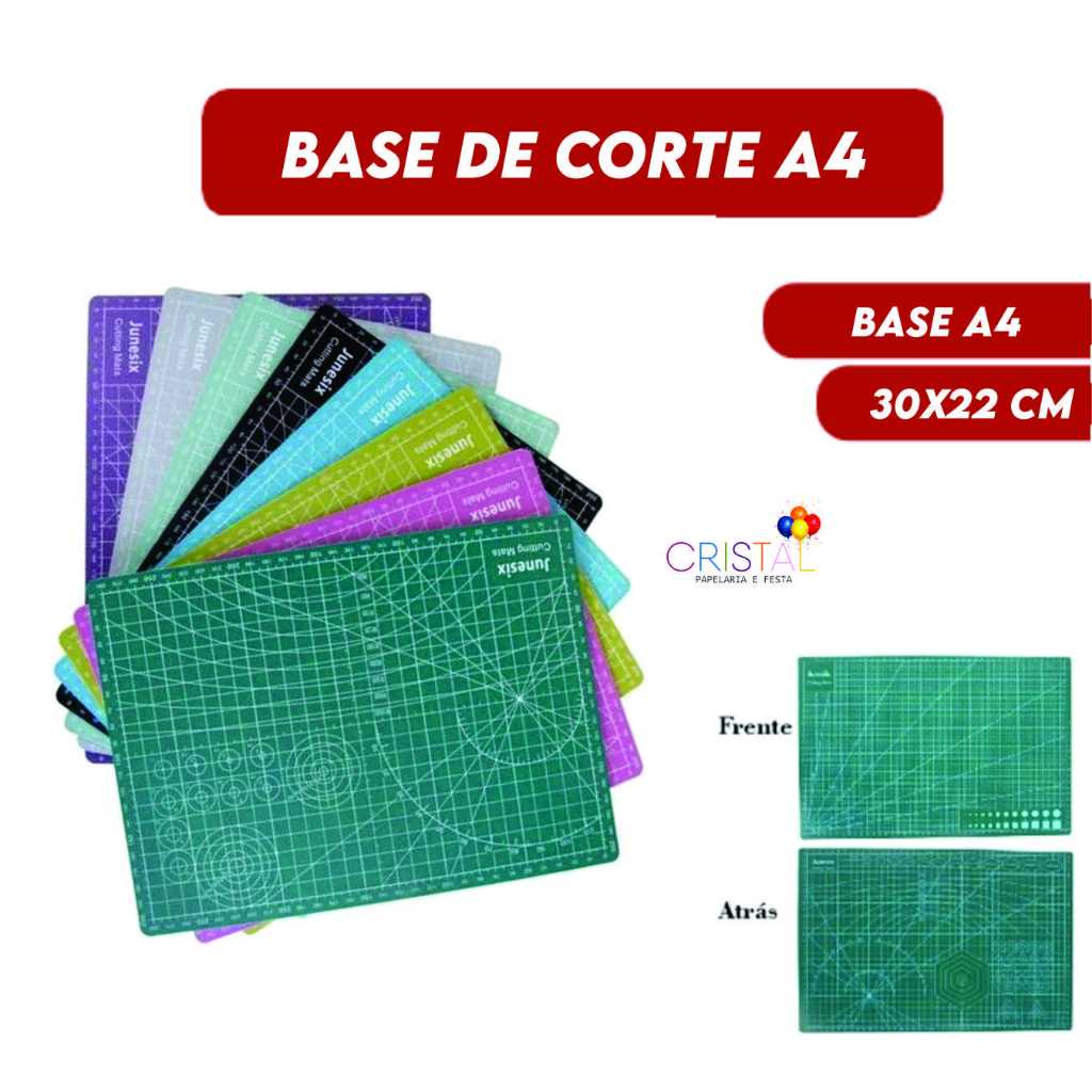 Base Para Corte De Mesa A4 Dupla Face Patchwork Artesanato Costura Manual Gravura em Oferta na Shopee