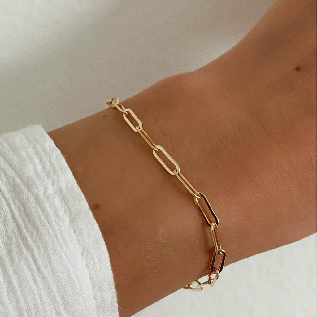 Pulseira aço Inox cadeado legítimo Dourado Inoxidável em Oferta na Shopee