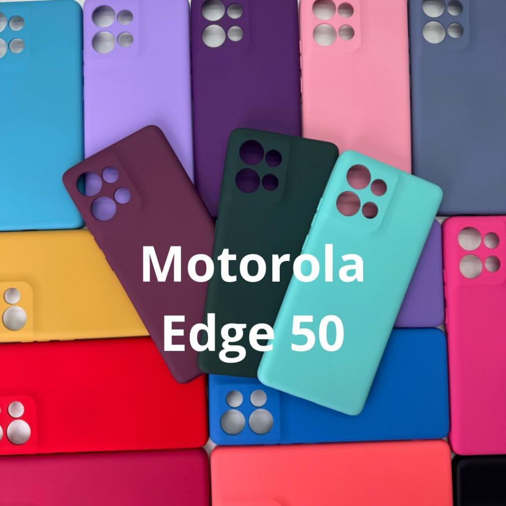 Capa Para Motorola Edge 50 Kit Capa + Pelicula Cerâmica ou Só 1 Capinha Aveludada Case em Oferta na Shopee
