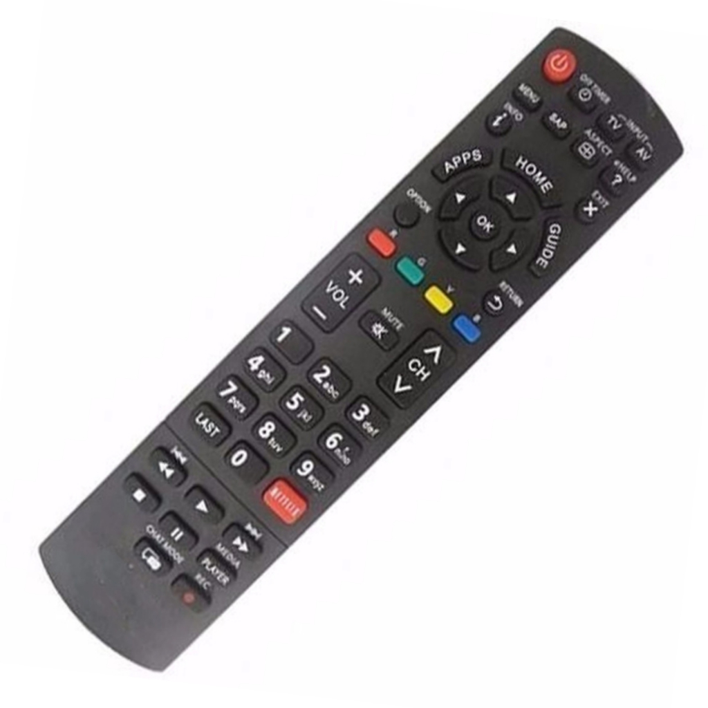 Controle Remoto Tv Panasonic Com Botão Netflix FBG-7008