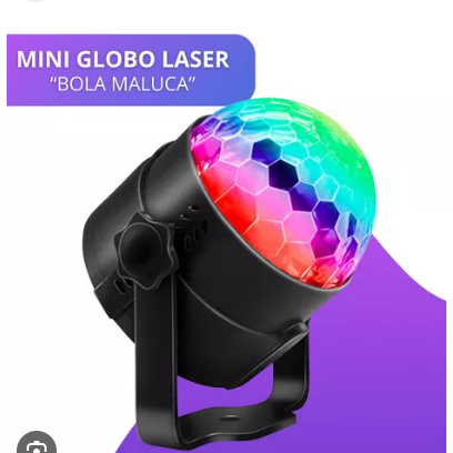 Mini Globo Jogo De Luz RGB Colorido Com Bluetooth e Caixinha de Som Iluminação Para Festa em Oferta na Shopee