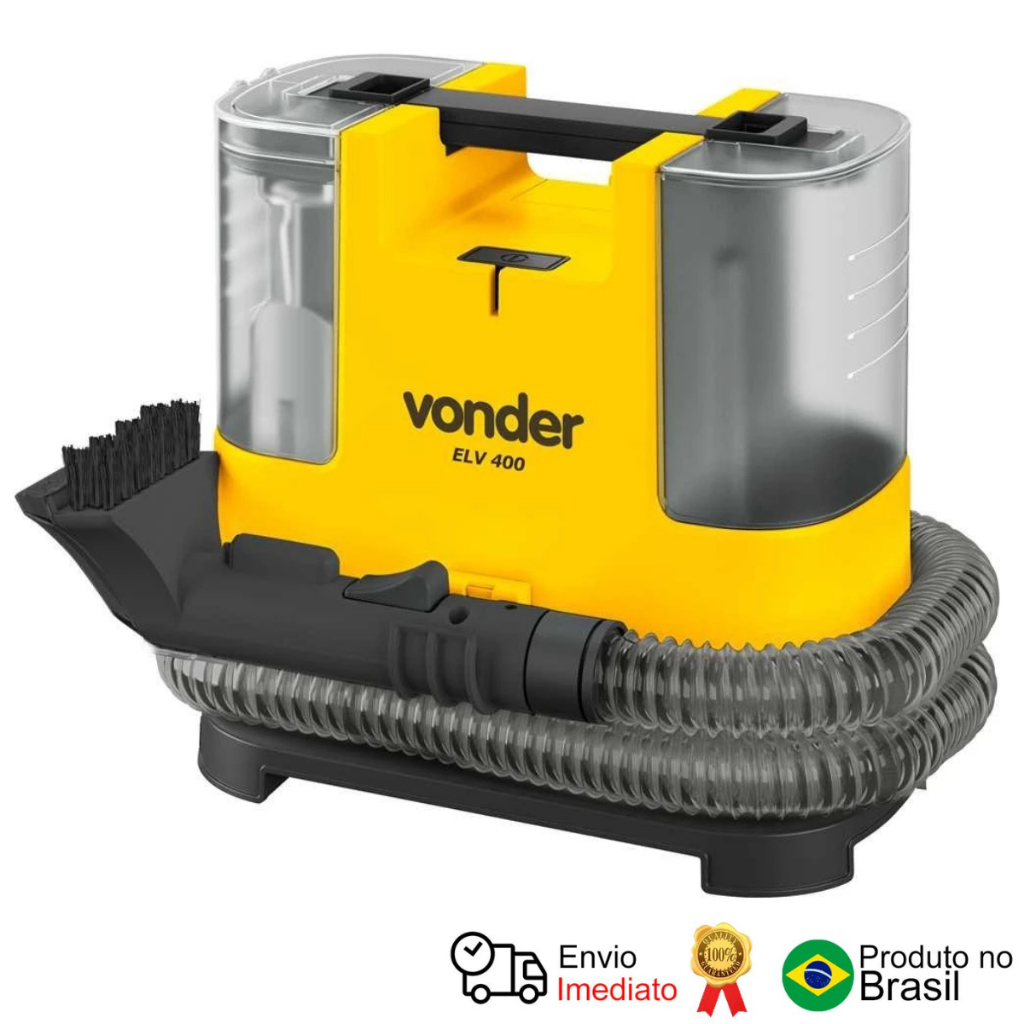 Extratora Portátil P/ Limpeza Estofados ELV400 127V Vonder em Oferta na Shopee