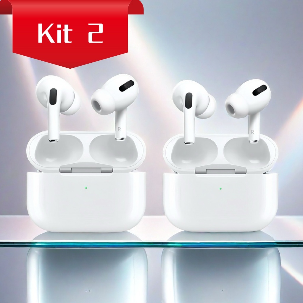 Kit  Fone 13 TWS Sem Fio Bluetooth 5.0 Air Pro 3 Fone De Ouvido Esportivo Com Microfone MI...