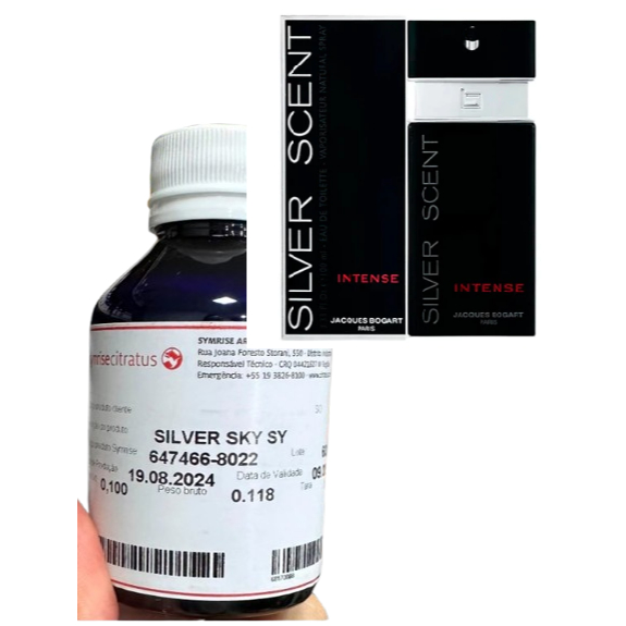 Essência Perfume   Citratus Silver Sky  Fragrância 100ml - INSPIRAÇÃO SILVER SCENT em Oferta na Shopee