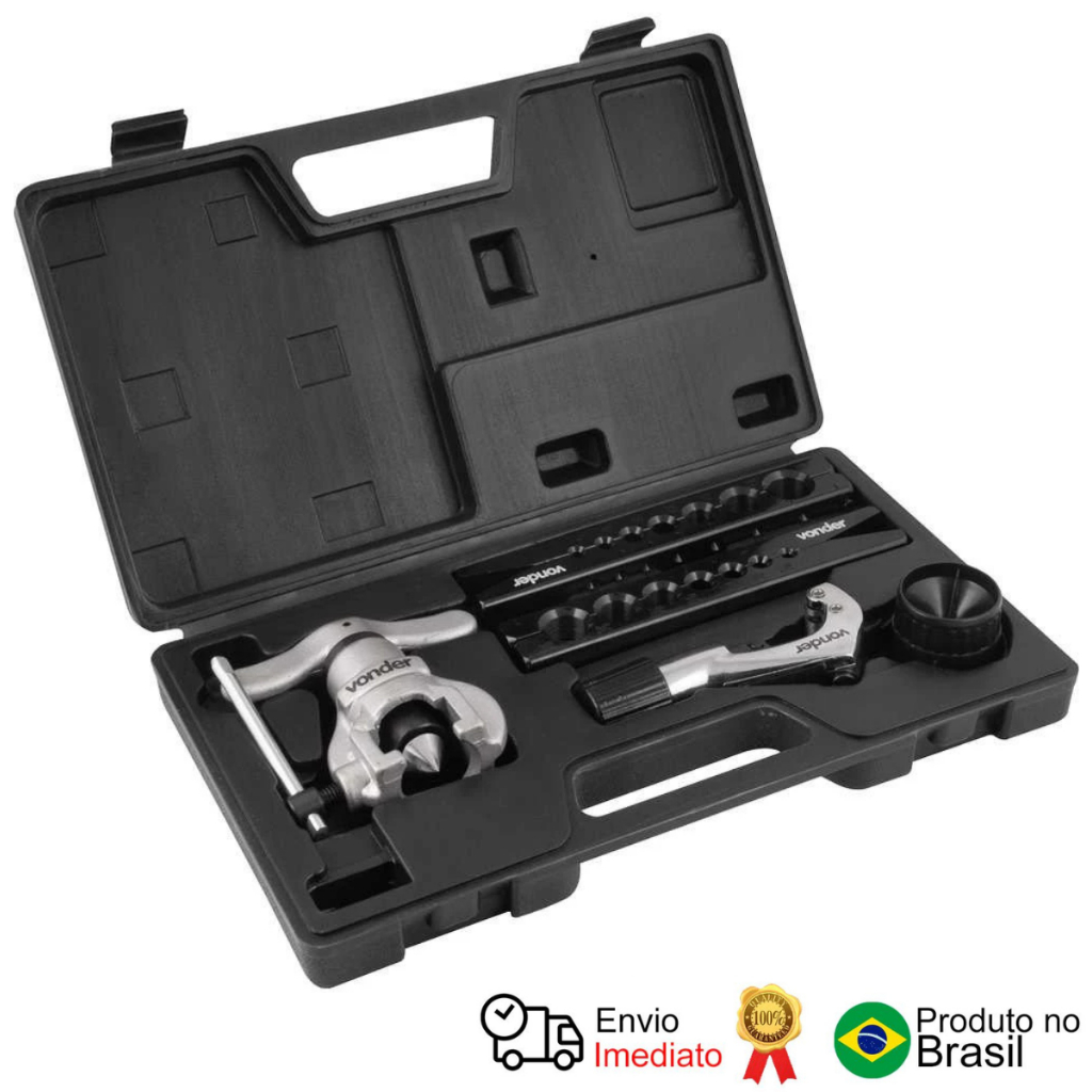 Flangeador Cortador Tubos Jogo 6 Peças Vonder em Oferta na Shopee