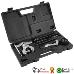Flangeador Cortador Tubos Jogo 6 Peças Vonder