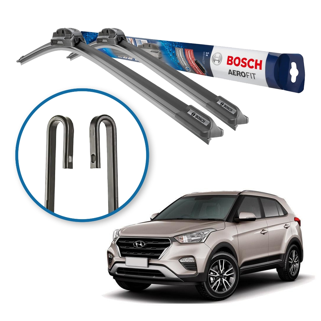 Palheta Limpador Parabrisa Original Bosch Hyundai Creta 2016 a 2020 em Oferta na Shopee