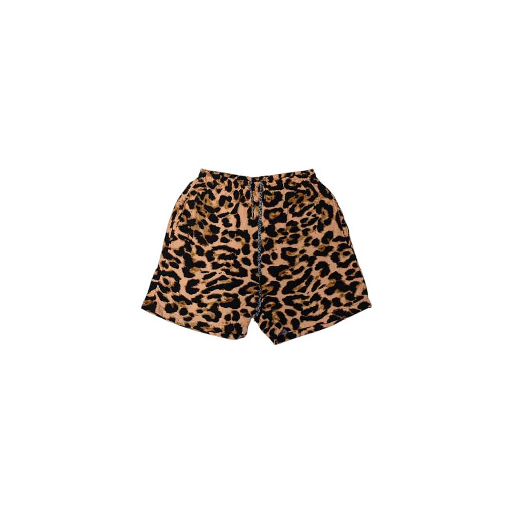 Short FINO VISCOLINHO Masculino Estampa Onça Animal Print Curto Acima Joelho em Oferta na Shopee