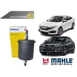 Filtro de Combustivel Honda Civic 1.8 e 2.0 Flex de 2012 a 2021 Original Mahle Metal leve