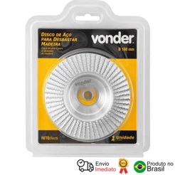 Disco Para Desbastar Madeira Reto Vonder