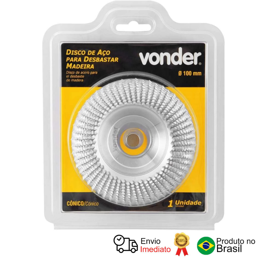 Disco Para Desbastar Madeira Cônico Vonder em Oferta na Shopee