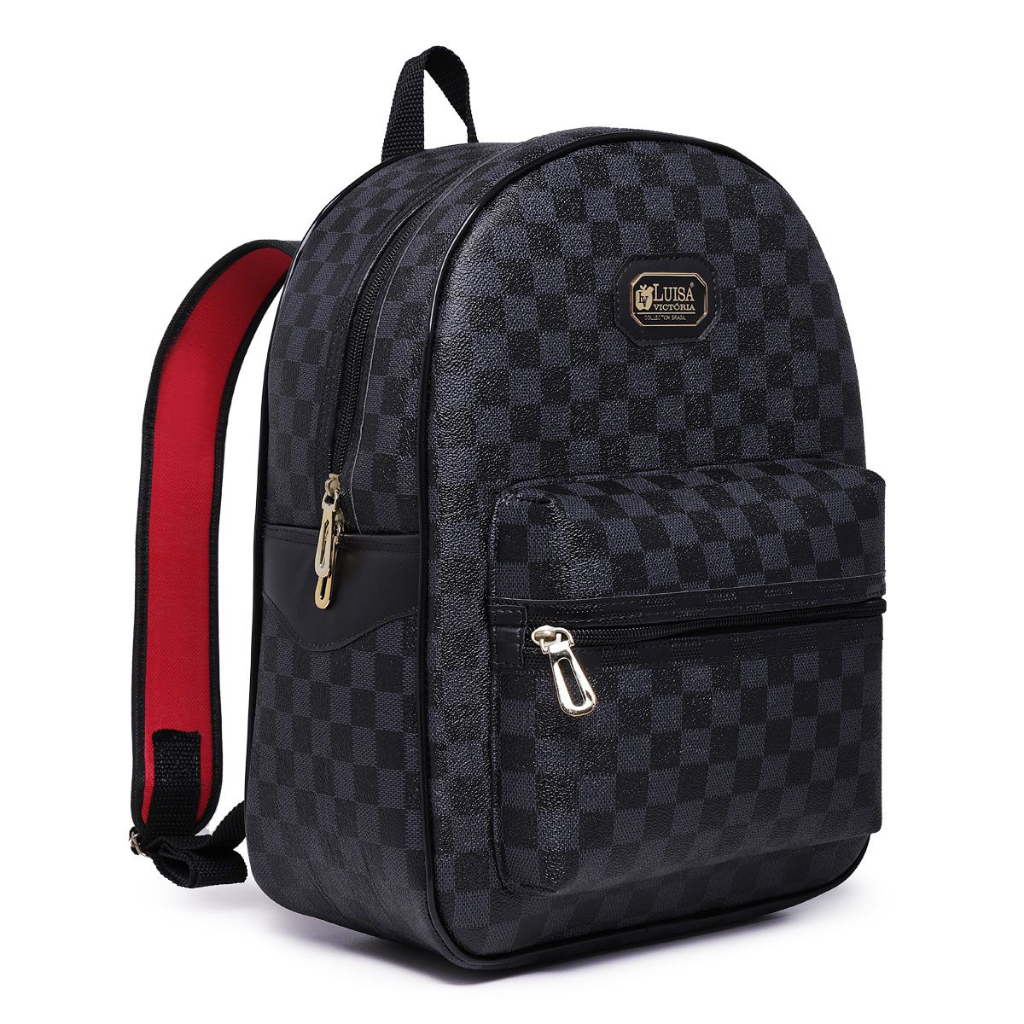Bolsa Mochila de Ombro Feminina Varias Cores Escolar Faculdade Reforçada Mochila Sintético