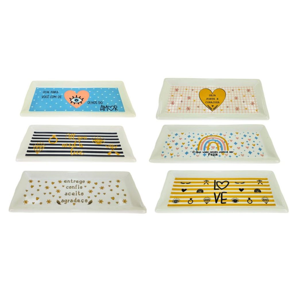 Porta Brincos Porcelana Decorativo Pratinho Porta Joias Bijuterias Organizador Mesa Penteadeira