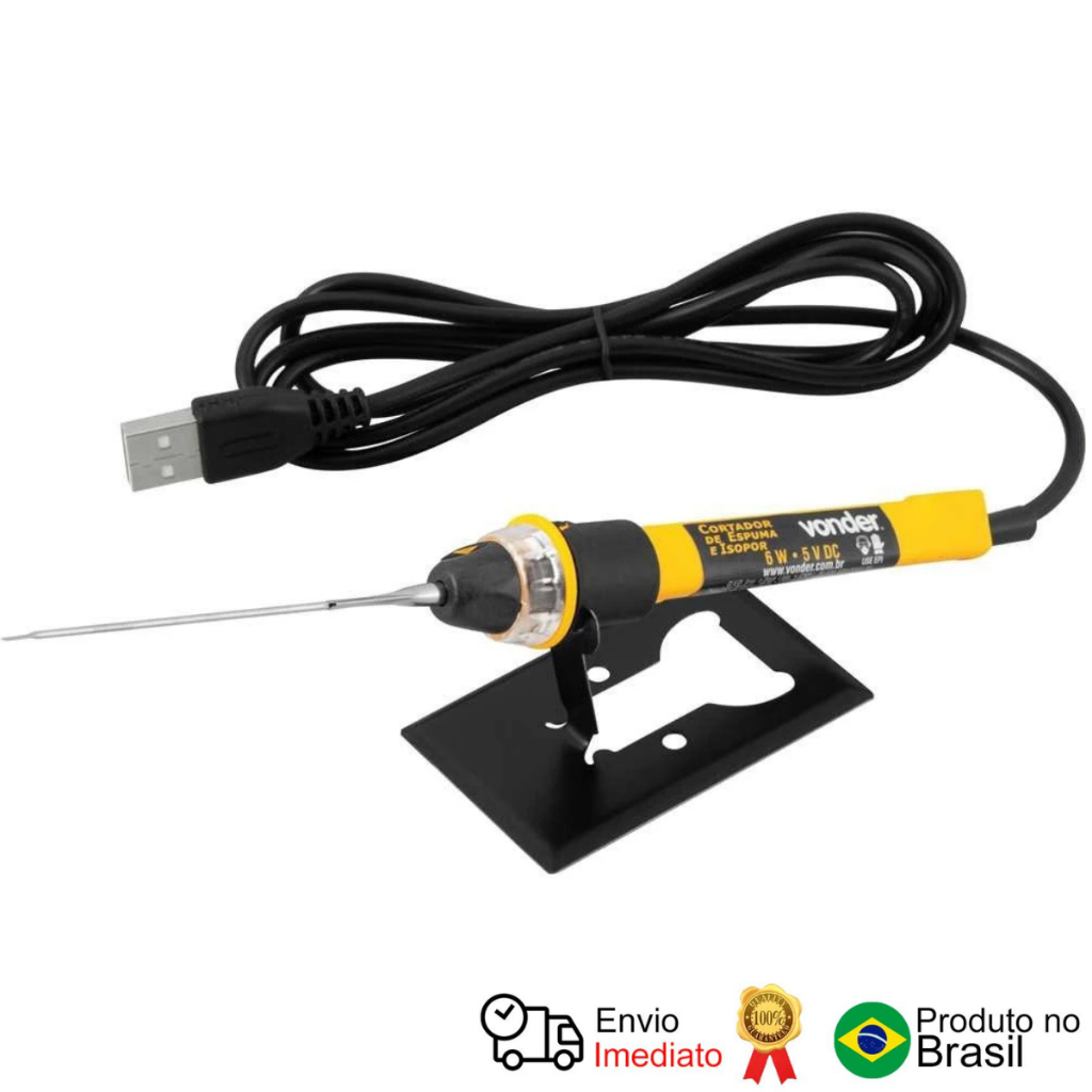 Cortador De Espuma E Isopor 6 W Usb CEV 060 Vonder em Oferta na Shopee