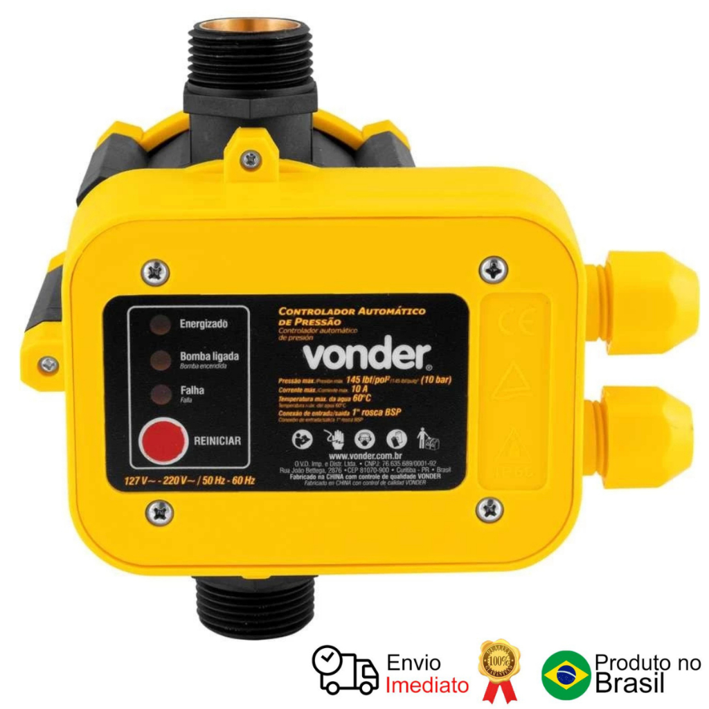 Controlador Automático De Pressão Bivolt Vonder em Oferta na Shopee