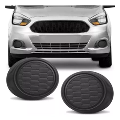 Par Grade Moldura Do Farol De Milha Ford Ka 2015 2016 2017 2018