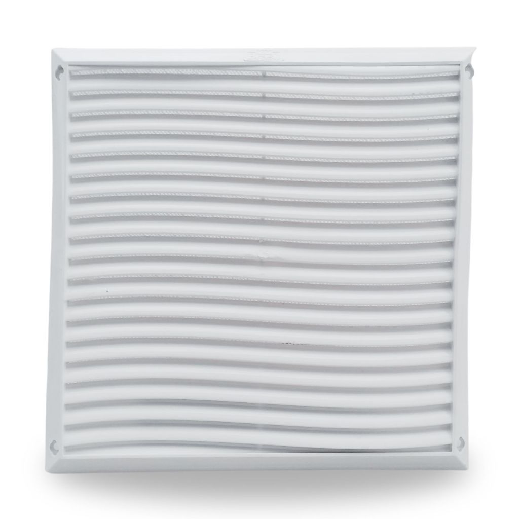 Grade Grelha Ventilação Quadrada Plástico 30x30cm Com Tela