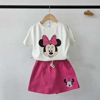 Conjunto verão feminino minnie pink em Oferta na Shopee
