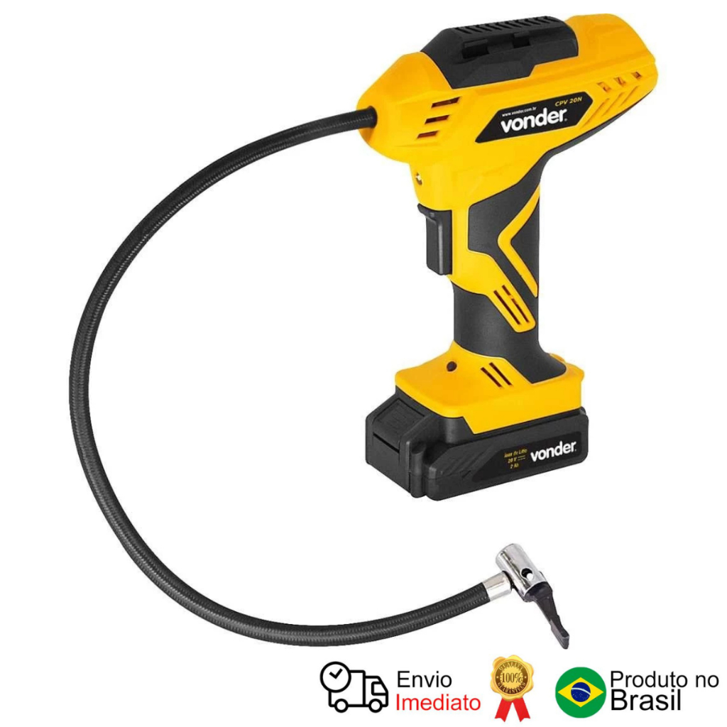 Compressor De Ar Tipo Pistola Bateria 20 V Cpv 20N Vonder em Oferta na Shopee