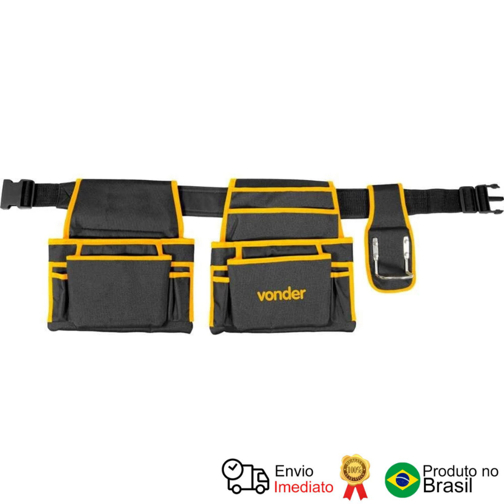 Cinto PortaFerramentas Em Nylon Cm012 Vonder em Oferta na Shopee