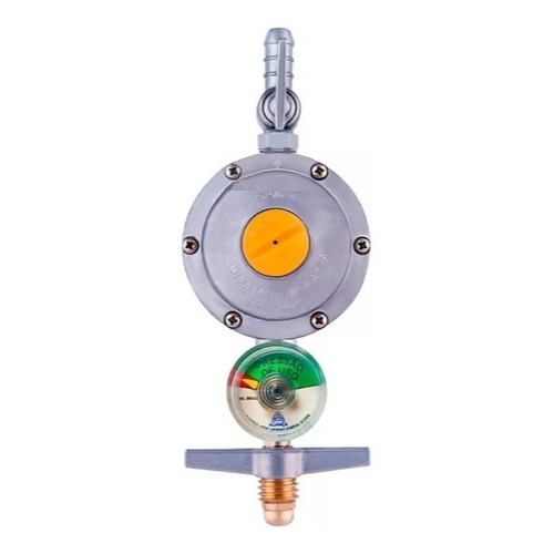 Regulador Medidor De Gás Aliança Manômetro 2Kgh Maior vazão em Oferta na Shopee