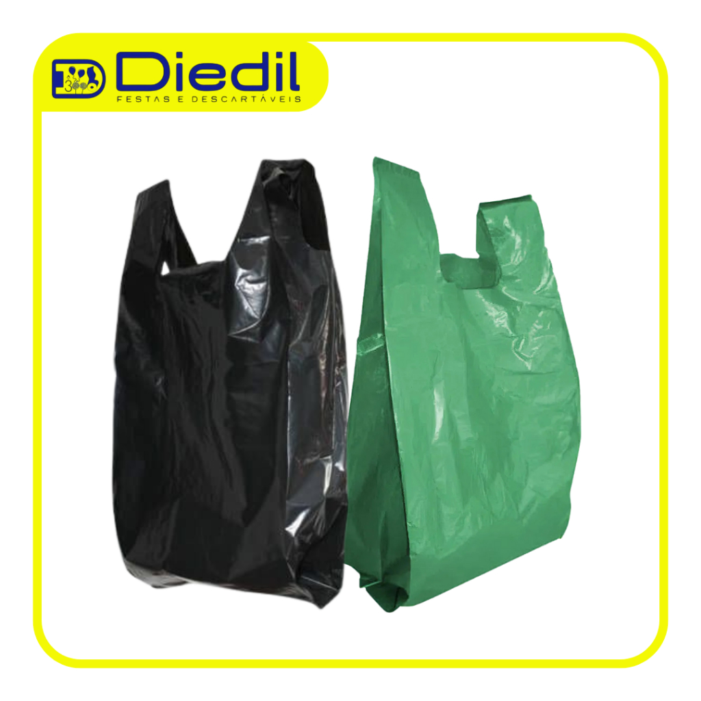 Sacola Plástica Super Reforçada 1kg Resistente Aguenta Peso