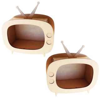 Kit 5 lembrancinha Mini nicho Televisão TV retrô mdf tamanho 15 cm porta doce festa em Oferta na Shopee