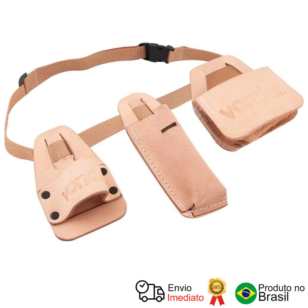 Cinto Para Carpinteiro Em Couro/Nylon Vonder em Oferta na Shopee