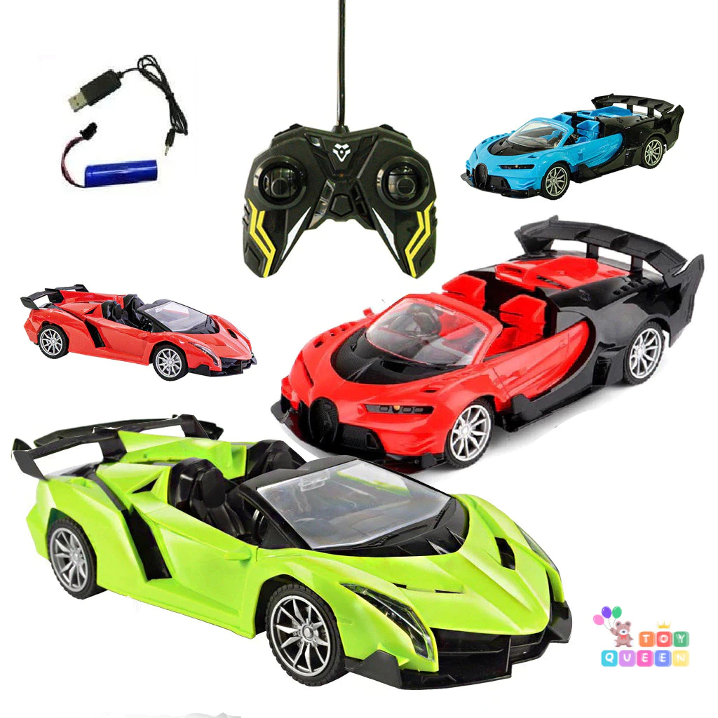 Carrinho de controle Remoto Recarregavel 7 Funções Veloz conversível