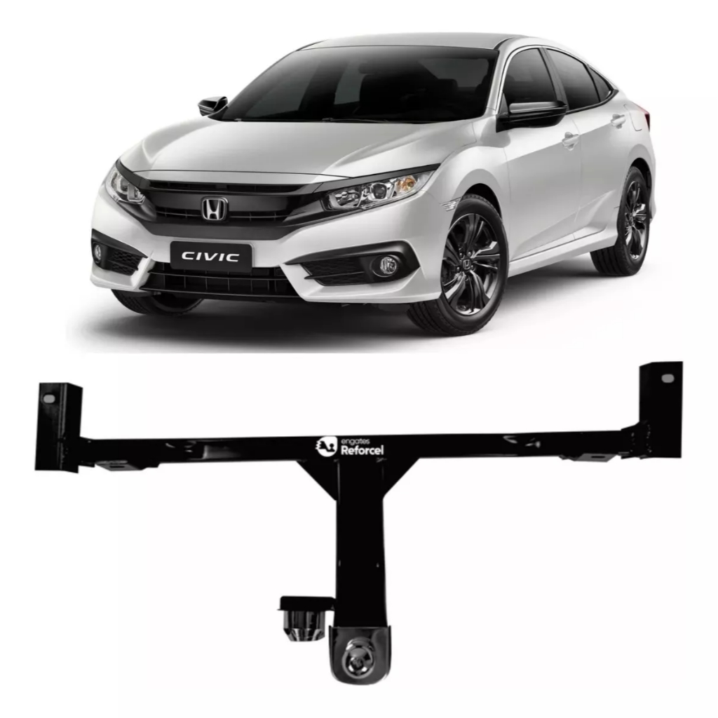 Engate Reforçado Honda Civic 2017 A 2024 500kg + Rabicho em Oferta na Shopee