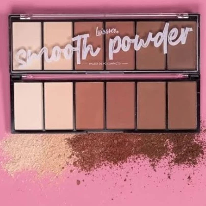 Paleta De Pó Compacto/Contorno Smooth Powder - Luisance