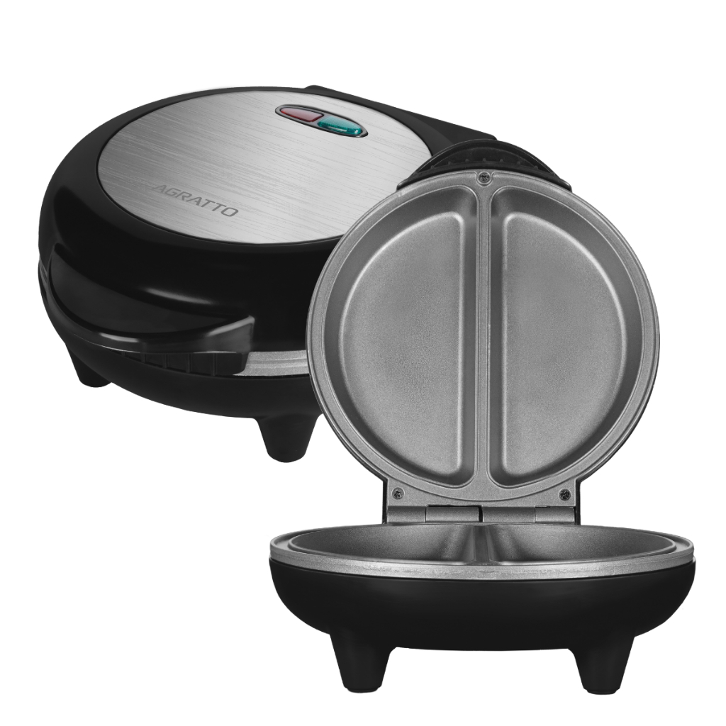 Omeleteira Grande Antiaderente Elétrica Redonda Omelete Sanduiches Panquecas Brownie