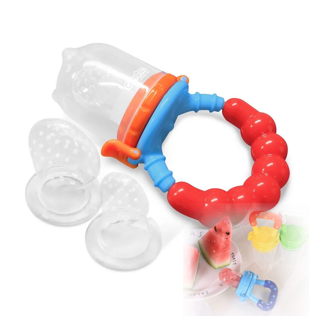Alimentador De Frutas Para Bebê Com 3 Bicos Comtac Kids 4124