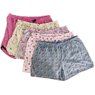 Kit 5 Shorts Estampados SORTIDOS Pijamas Feminino Short Doll Confortável Variados De Verão em Oferta na Shopee