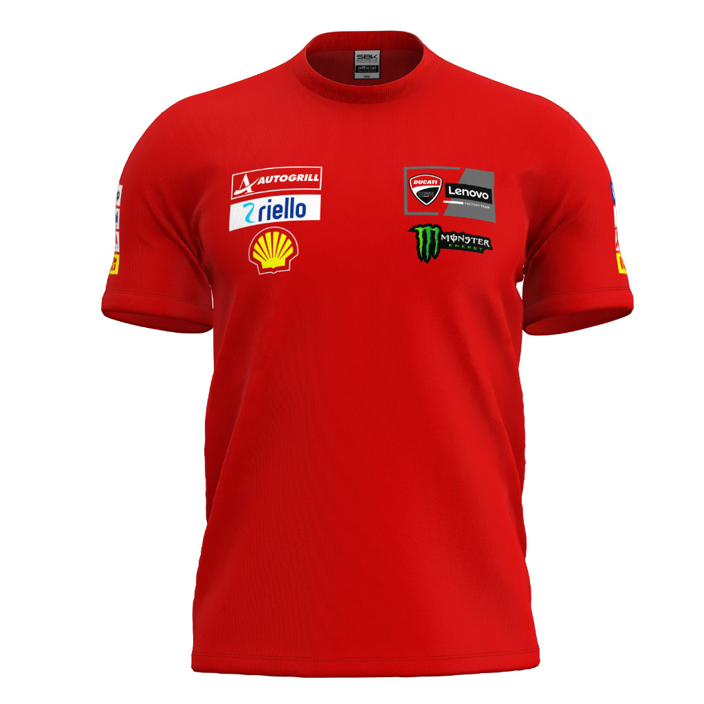 Camiseta Camisa Ducati Moto Monster Grau Motogp Racing Team
