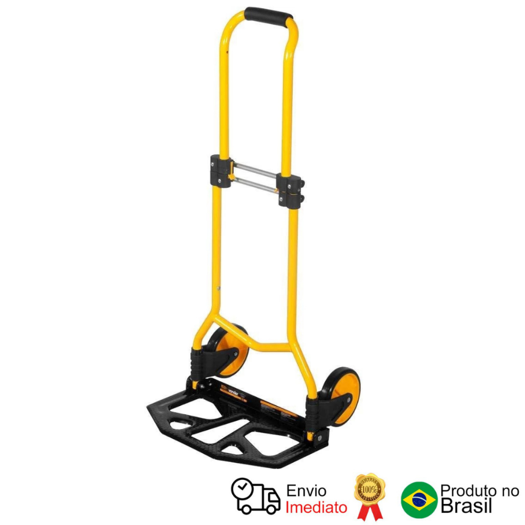 Carrinho Para Carga 70 Kg Dobrável Vonder em Oferta na Shopee