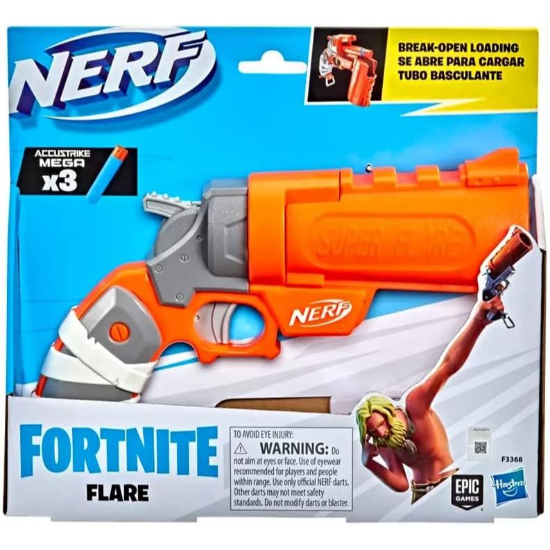 Nerf - Lançador Fortnite Flare C/ Tambor Basculante - Hasbro F3368