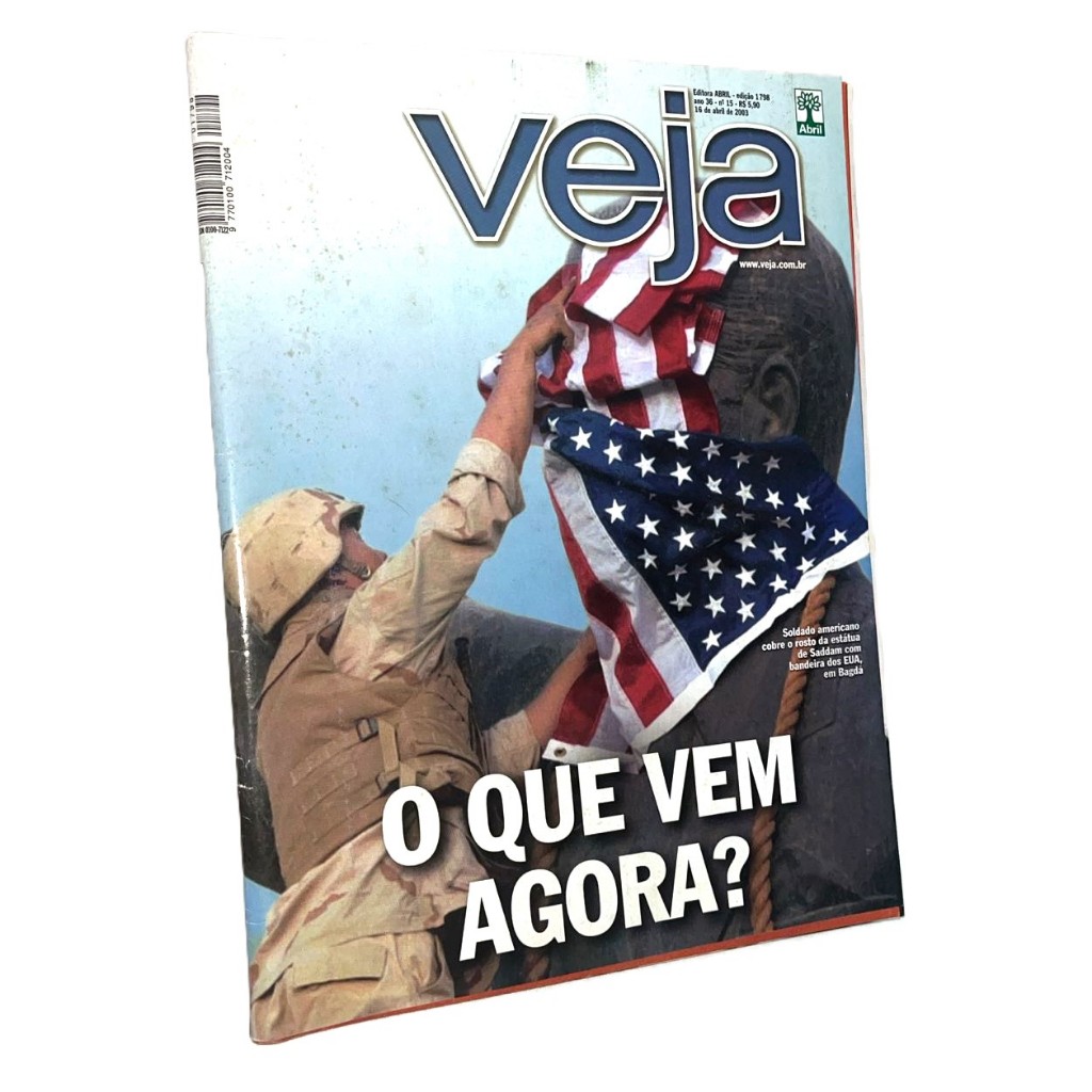 Revista Veja Abril 2003 Guerra Iraque