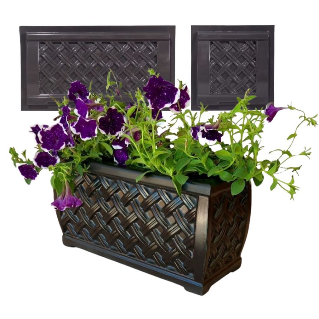 Kit 2 Formas Para Fabricação de Vasos Jardineira Cimenticio